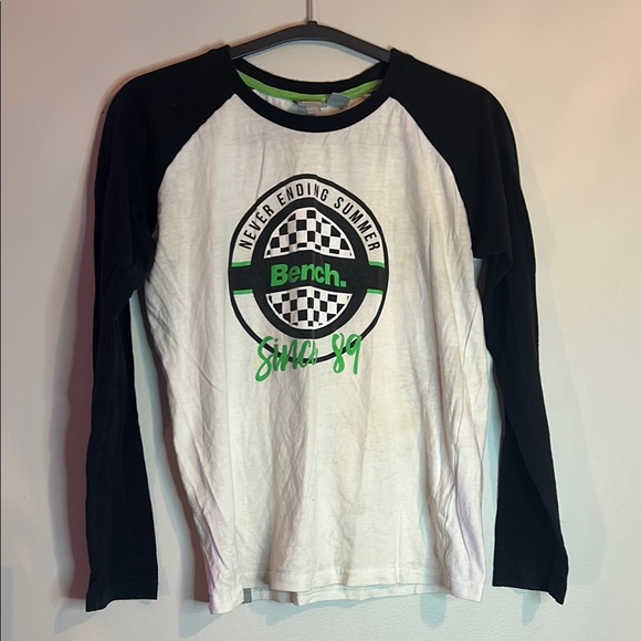 Bench Black and White Long Sleeve Tees - Picture 1 of 10